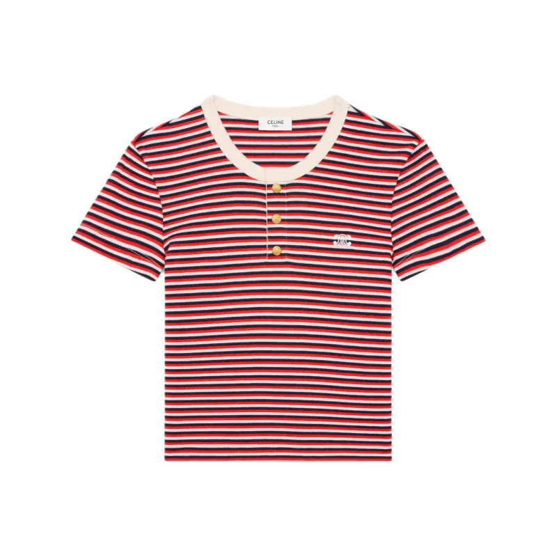 CELINE SS25 Regular T Shirt Women's Red-0