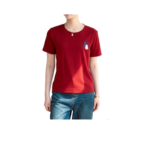 ORIGIN Regular T Shirt Women's Burgundy