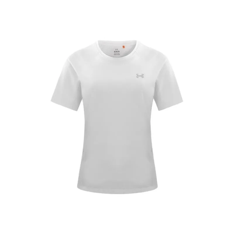 Under Armour Raglan Sleeve T Shirt Women's Mist White-0