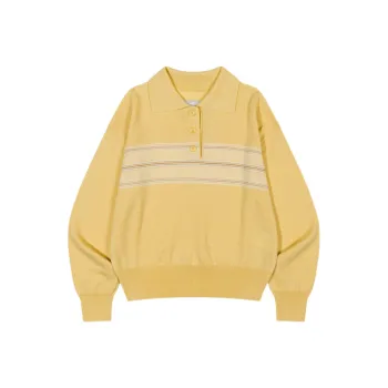 LOW CLASSIC Polo collar Jumper