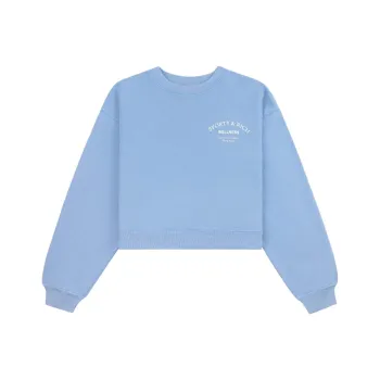 SPORTY & RICH Wellness Studio Cropped Sweatshirt