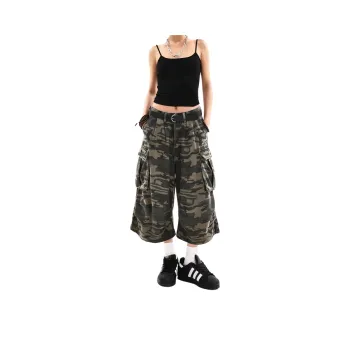 NEVER RULE Casual Shorts Unisex Camouflage