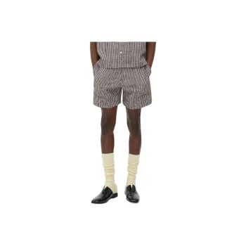 Bottega Veneta Logo Detailed Checkered Shorts