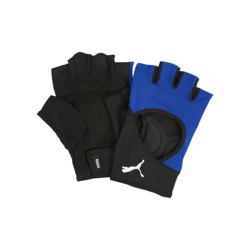 PUMA Polyester, Nylon, Polyurethane, Polyurethane EVA Resin, Polyethylene Acetate EVA Sports Gloves Unisex Blue