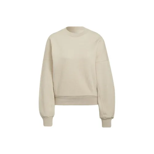 Adidas Sweatshirt Women's Beige Yellow
