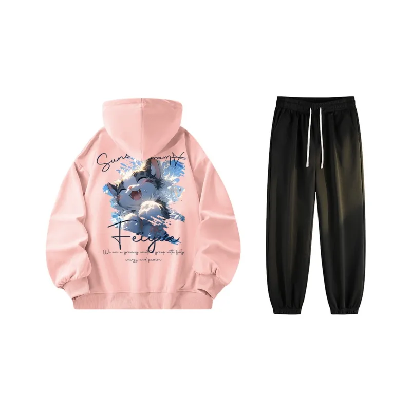Feiyue Sweatshirt Sets Unisex-19