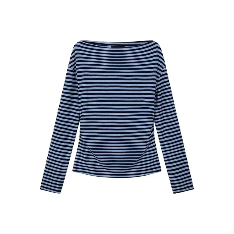 SONDR T Shirt Women's Blue Stripes-0