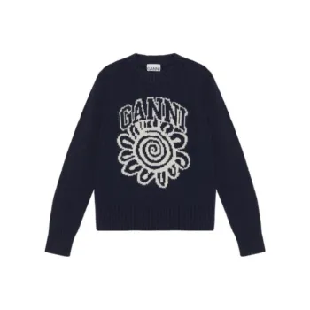 GANNI Sweaters Women's Navy Blue