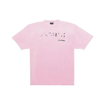Balenciaga Regular T Shirt Women's Pink Regular Fit
