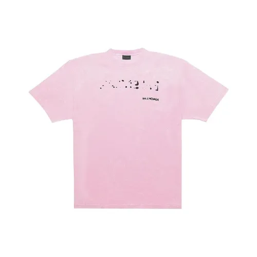 Balenciaga Regular T Shirt Women's Pink Regular Fit