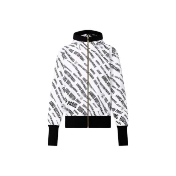 LOUIS VUITTON Slanted Signature Jacquard Hoodie
