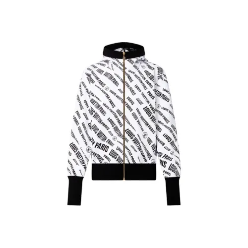 LOUIS VUITTON Slanted Signature Jacquard Hoodie