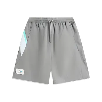 LiNing Sports Life Collection Casual Shorts Unisex Lunar Surface Gray