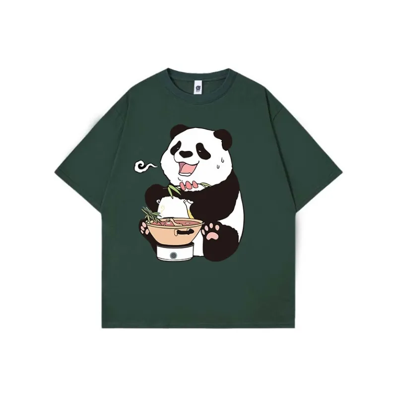 PANDA BASE T Shirts Women's-4
