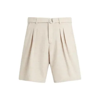 Nanushka X ZARA Nanushka Collaboration Casual Shorts Men Beige