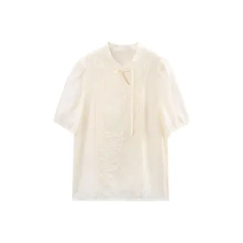 A Paradise For Awakening Shirt Women's Beige