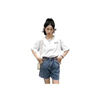 Tonlion T Shirt Women's Raw White