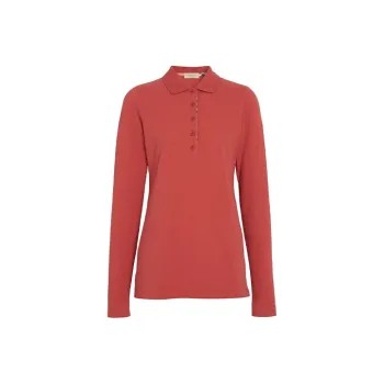 Burberry Polo Shirts Women's Red