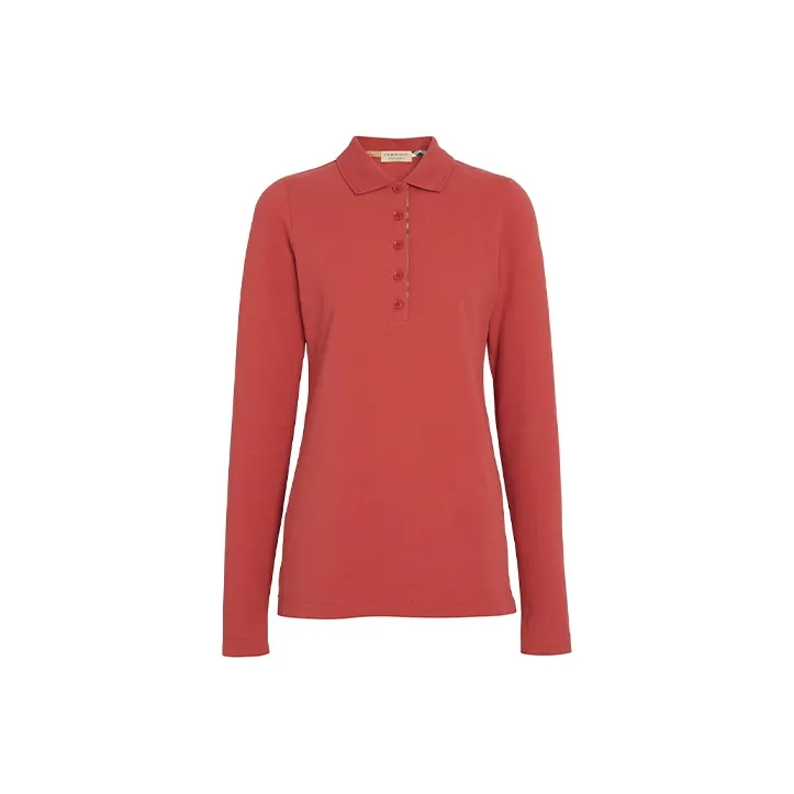 Burberry Polo Shirts Women's Red-0