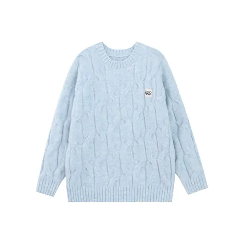 Qiuerle Sweaters Women's Blue