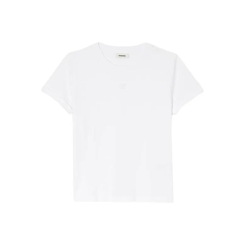 Sandro Regular T Shirt Women's White-0
