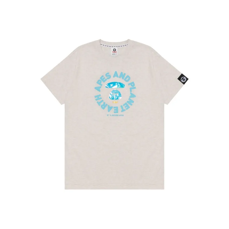 Aape T Shirts Women's Gray White IV2-0