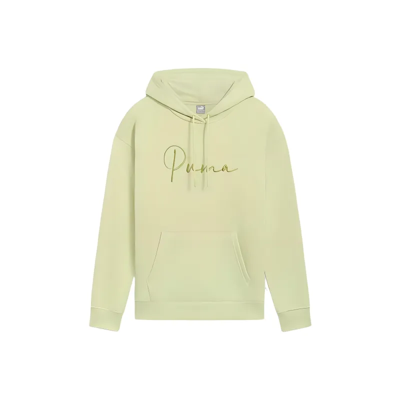 PUMA Scripthoodie Sweatshirt Women's Pistachio Green-0