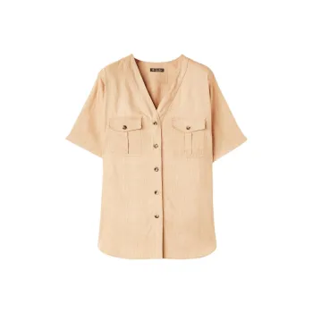 Loro Piana SS24 Shirt Women's Ginseng Light Yellow