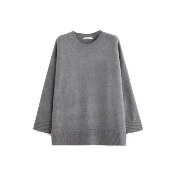Tonlion Sweater Women's Medium Heather Gray