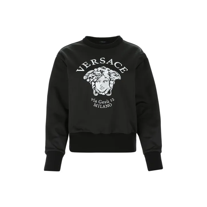 VERSACE Sweatshirt Women's Black-0
