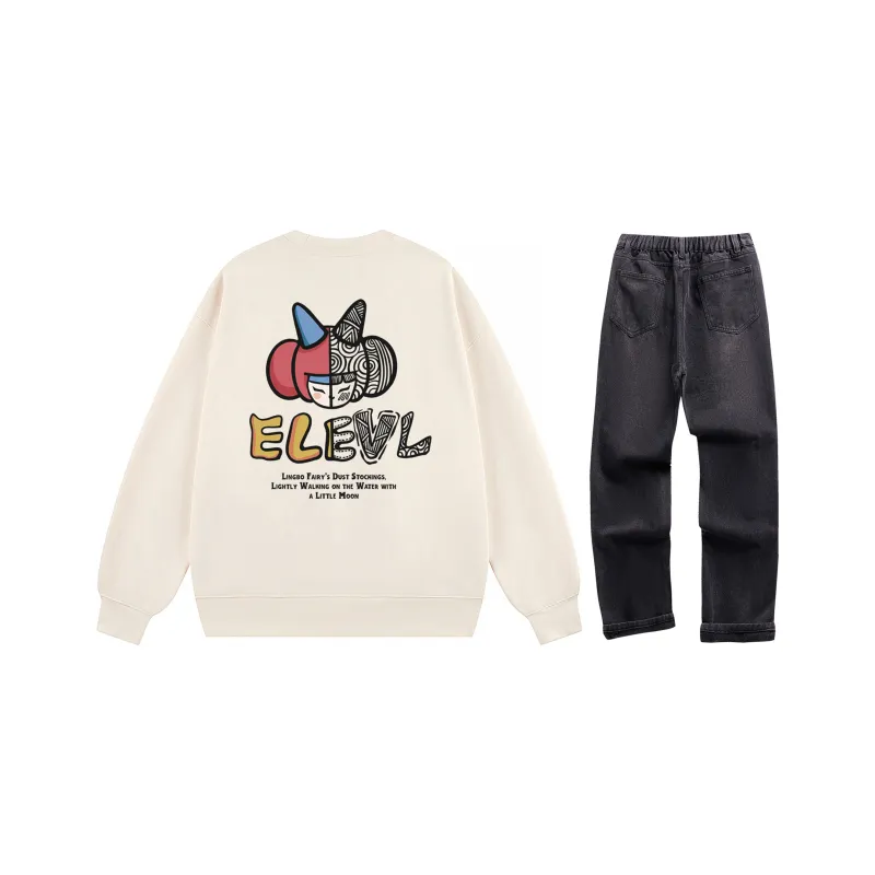 LEVEL Sweatshirt Sets Unisex-4