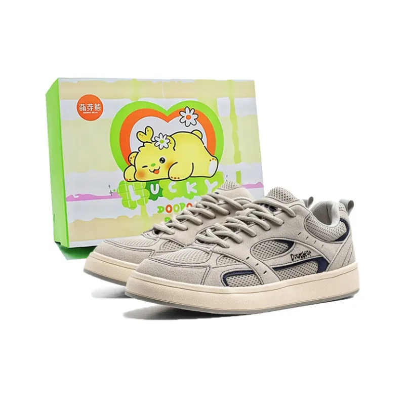 Budding Bear Height Increasing Abrasion Resistant Lightweight Breathable Slip Resistant Low Top Skateboard Shoes Men's-10