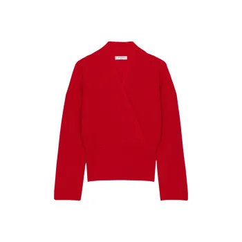 ARITZIA Babaton Atticus Merino Wool Sweater Sweater Women's Flashing Red