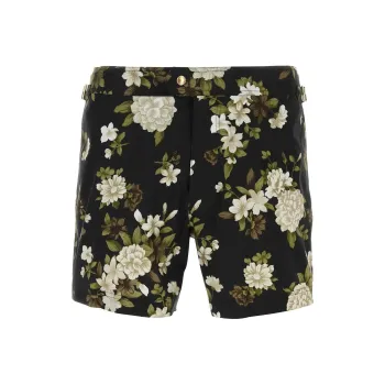 TOM FORD All Over Floral Printed Swim Shorts