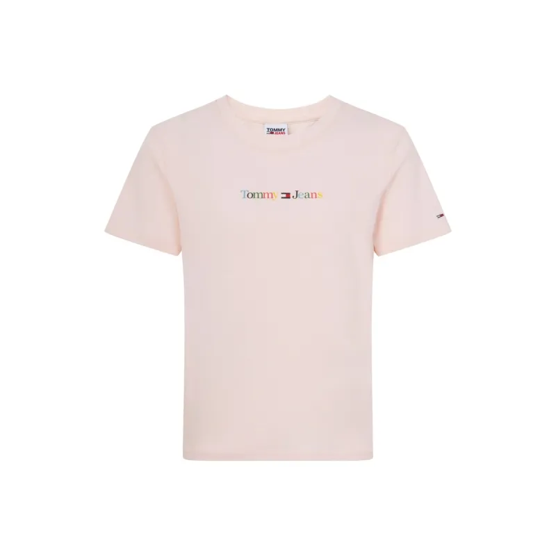 Tommy Hilfiger T-Shirts Women's Light Pink TJ9-0