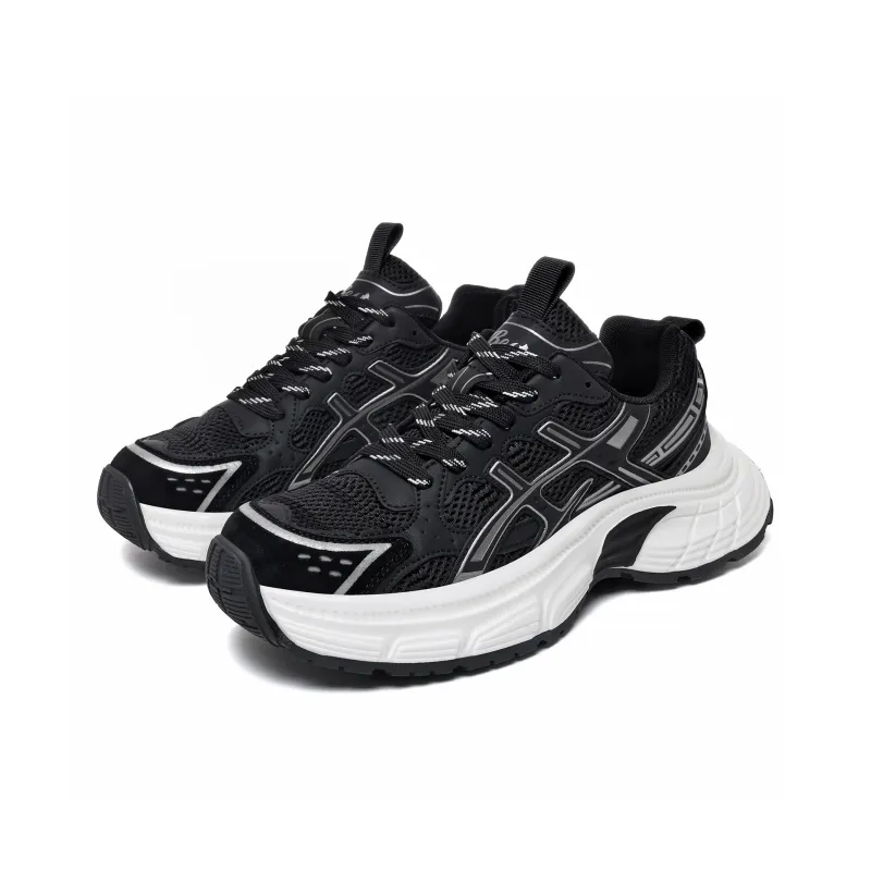 CEDAR HAN Slip Resistant, Breathable, Lightweight Low Top Chunky Sneakers Men's-9
