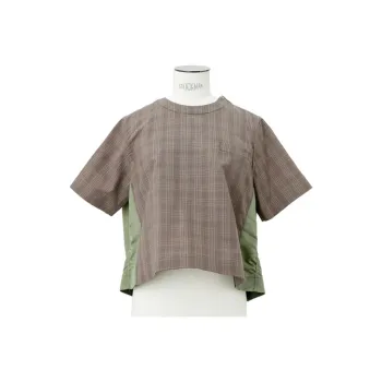 Sacai T Shirts Women's Brown