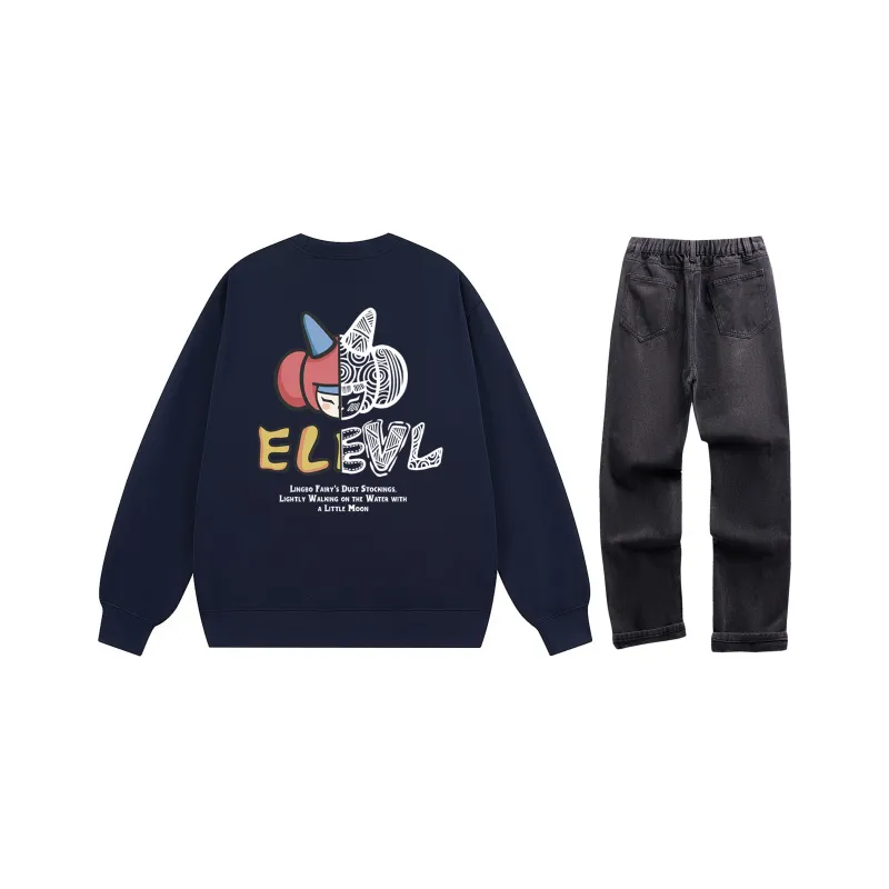 LEVEL Sweatshirt Sets Unisex-6