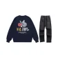 Navy Blue+Black Pants