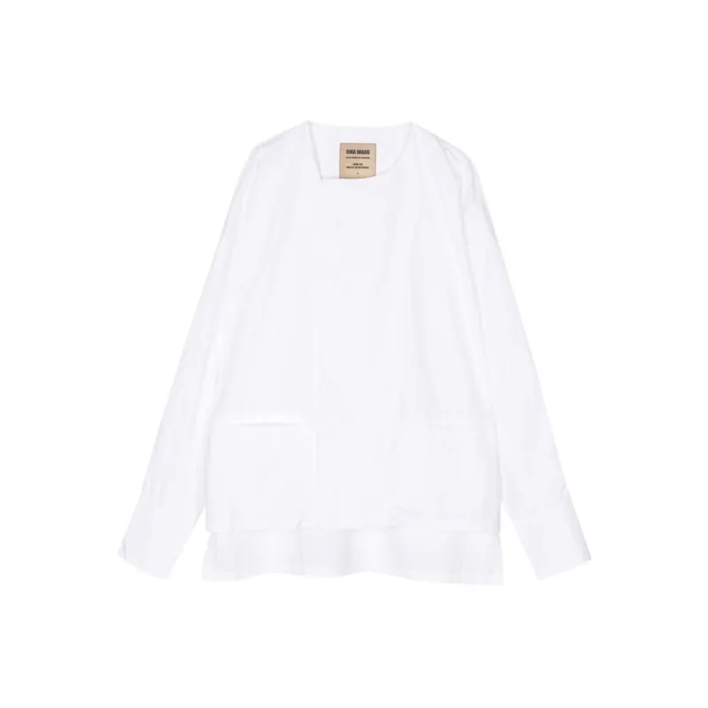 UMA WANG Tobin Cotton-linen Shirt-0