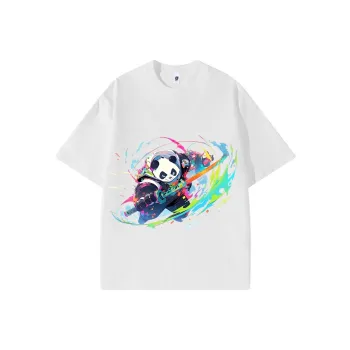 PANDA BASE Drop Shoulder Sleeve T-Shirt Unisex