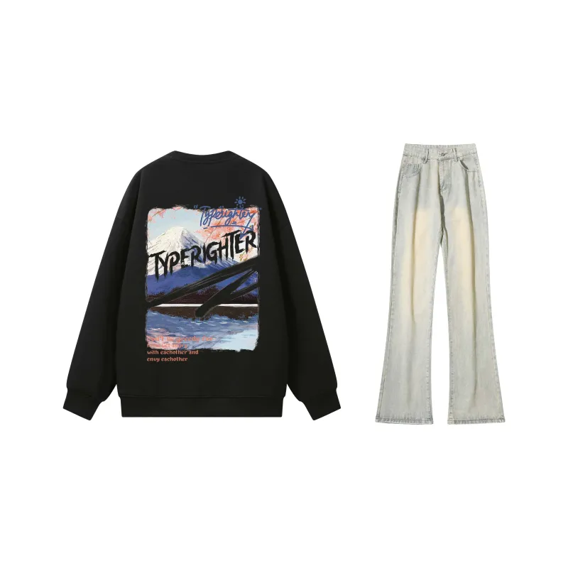 TYPERIGHTER Sweatshirt Set Unisex-6