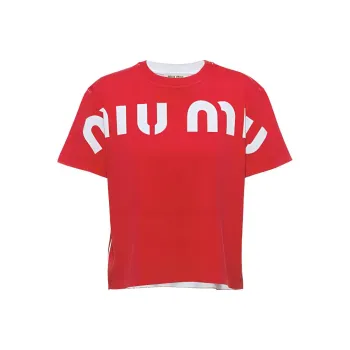 MIU MIU T Shirts Women's Red