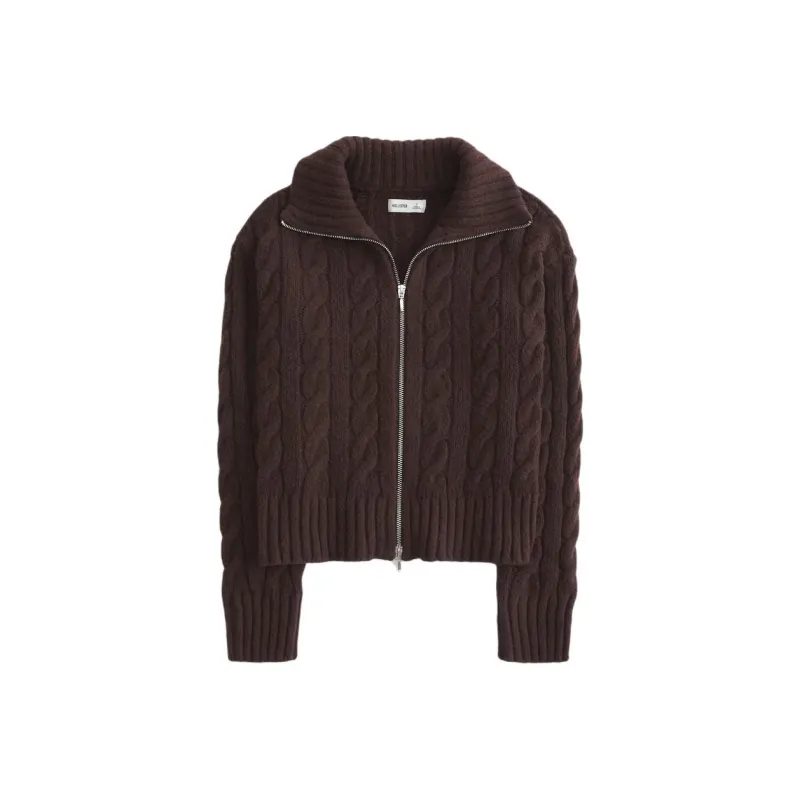 Hollister Sweater Women's Dark Brown-0