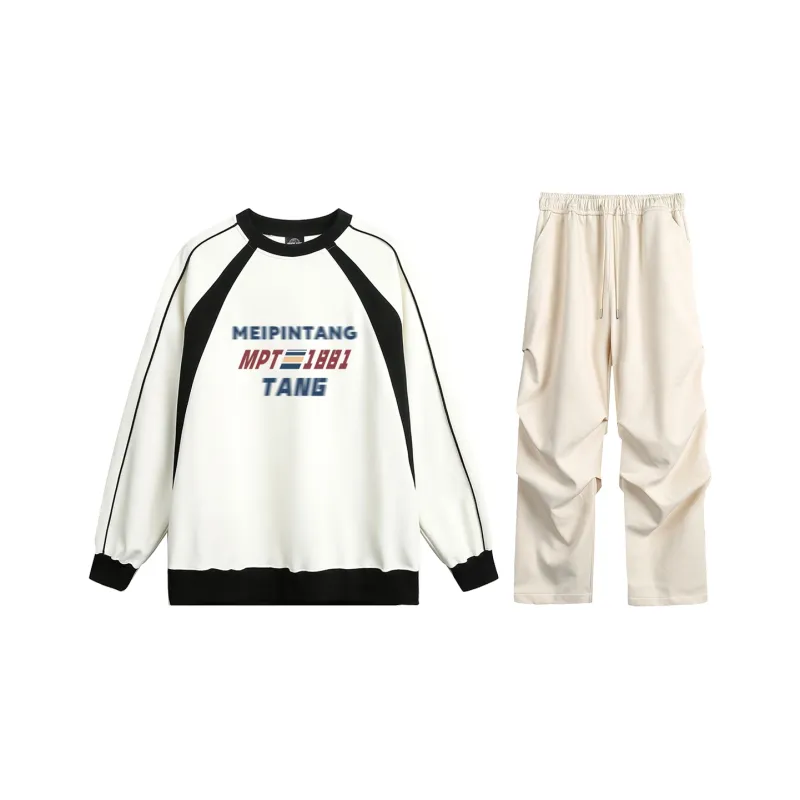 MEIPIN TANG Sweatshirt Set Unisex-66