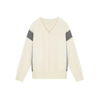 VEGA CHANG SS23 Sweater Women's Mother Of Pearl Rice