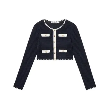 Self portrait Knitwear Women's Navy Blue