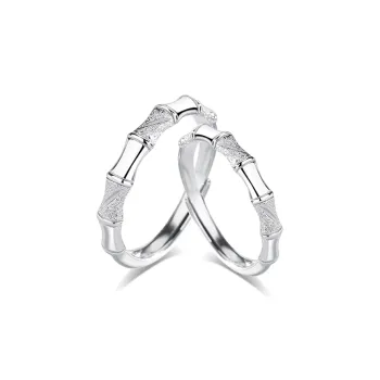 7℃ S999 Silver Sterling Silver Rings Unisex