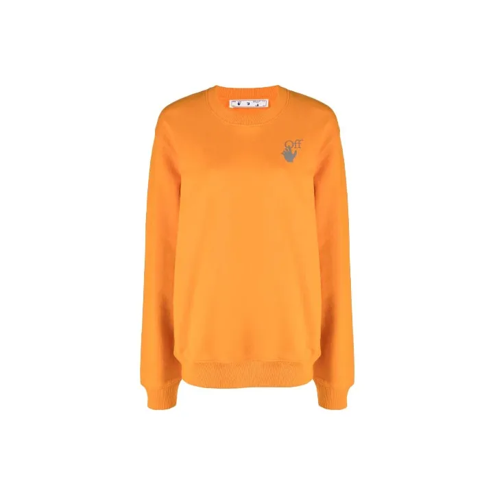 OFF WHITE FW21 Sweatshirts Women's Orange-0