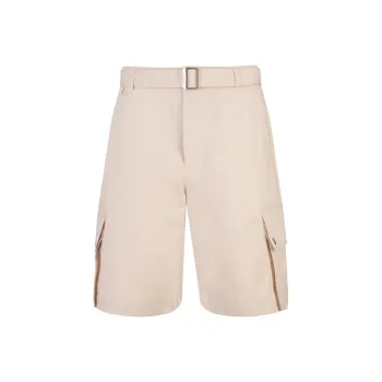 Jacquemus Le Cargo Belted Bermuda Shorts